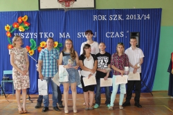 Pożegnanie klasy III Zasadniczej Szkoły Zawodowej