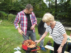 Grill w ogrodzie