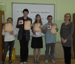 IV szkolny konkurs pięknego czytania .....z rodziną w tle.