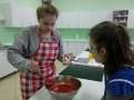 Panna cotta z musem truskawkowym
