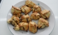 Banany zawijane w ciasto francuskie